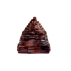 Shree Yantra Natural Gomedh Gemstone - 39 gms