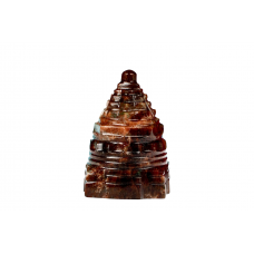 Shree Yantra Natural Gomedh Gemstone - 69 gms