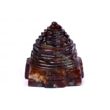 Shree Yantra Natural Gomedh Gemstone - 78 gms