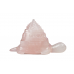 Kurma Shree Yantra Natural Rose Quartz Gemstone -195 gms