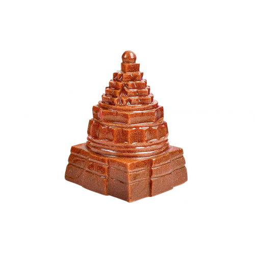 Shree Yantra Natural Sunstone Gemstone -134 gms