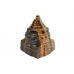 Shree Yantra Natural Tiger Eye Gemstone - 215 gms