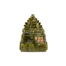 Shree Yantra Natural Unakite Gemstone - 47 gms