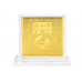 Copper Plated Shree Siddh Guru Yantra Gold Polish Pocket Size 2X2