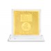 Copper Plated Shree Siddh Rahu Yantra Gold Polish Pocket size 2X2