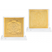 Copper Plated shree yantra gold polish - Pocket size 