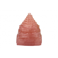 Shree Yantra In Natural Red Jade Gemstone -136 gms