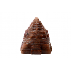 Shree Yantra In Natural Red Jade Gemstone -161 gms