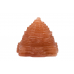 Shree Yantra In Natural Red Jade Gemstone -207 gms