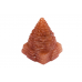 Shree Yantra In Natural red Jade Gemstone -238 gms