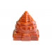 Shree Yantra In Natural Red Jade Gemstone -252 gms