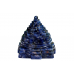 Shree Yantra In Natural Blue Sodalite - 90 gms