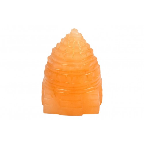 Shree Yantra In Natural Yellow Jade -129 gms