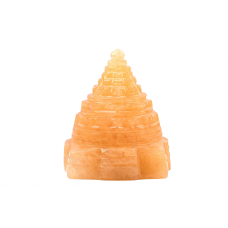 Shree Yantra In Natural Yellow Jade -168 gms