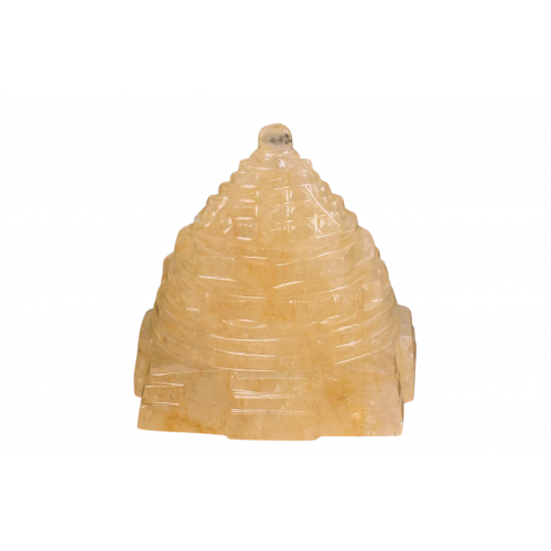 Shree Yantra In Natural Yellow Jade -54 gms