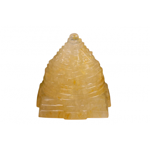 Shree Yantra In Natural Yellow Jade -59 gms - i
