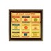 Shri Sampoorna Navgrah Yantra on Golden Sheet with Frame