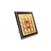 Shri Sampoorna Kuber Yantra on Golden Sheet with Frame