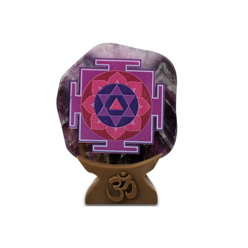 Shree Shiv Yantra on Amethyst