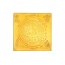 Shri Mahasudarshan Yantra - Gold - 6 - Inches