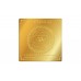 Shri Maha Sudarshan Yantra in Gold Polish - 3 - Inches