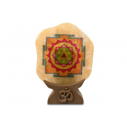 Shree Baglamukhi Yantra on Yellow Jade