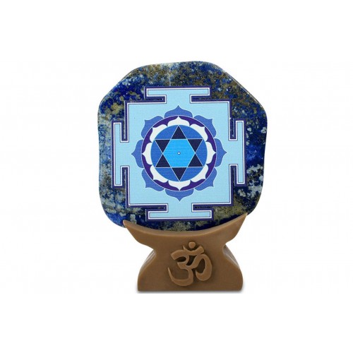 Shree Saraswati Yantra on Lapiz Lazuli