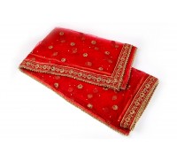 Maha Durga Chunni With Golden Border