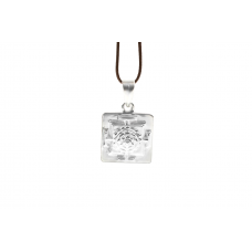 3D shree Baglamukhi Locket Yantra Silver