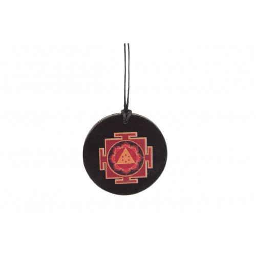 Ganesh Yantra Locket on Rosewood