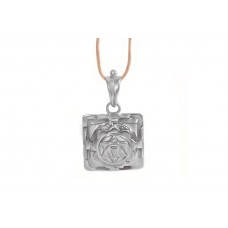 3D shree Gayatri Locket Yantra Silver