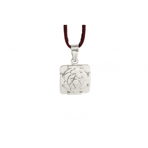 3D shree Katyayani Locket Yantra Silver