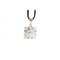 3D shree Krishna Locket Yantra Silver