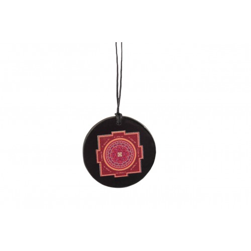 Kuber Yantra Locket on Rosewood