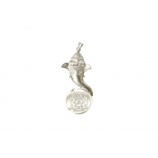 Lord Ganesh Yantra Locket Silver Design - iii