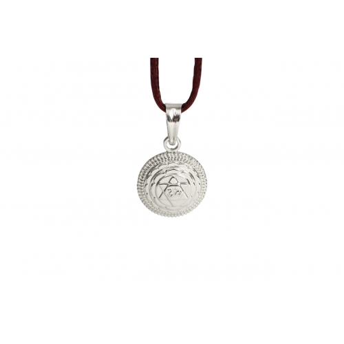 3D shree Maha Sudarshan Locket Yantra Silver