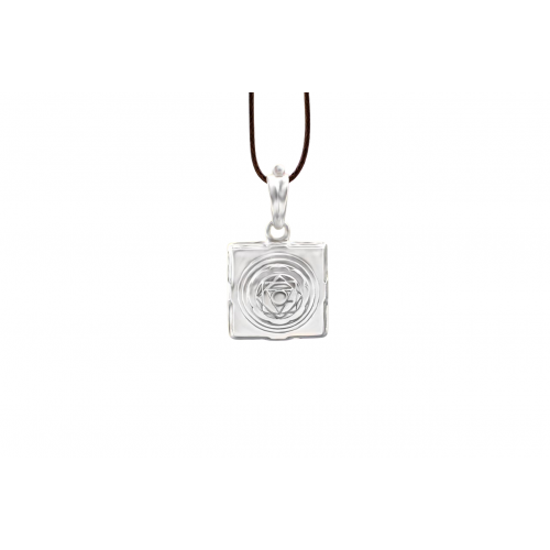 3D shree Pratyangira Locket Yantra Silver