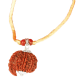 Savar Naag 6 Mukhi Rudraksha Nepal Silver Capped in Thread-24mm