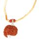 Savar Naag 6 Mukhi Rudraksha Nepal Silver Capped in Thread -22mm