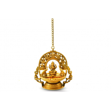 Hanging Gajalaxmi Idol with Shreeyantra in Brass