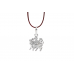 Maa Durga Locket in Pure Silver Design - vi