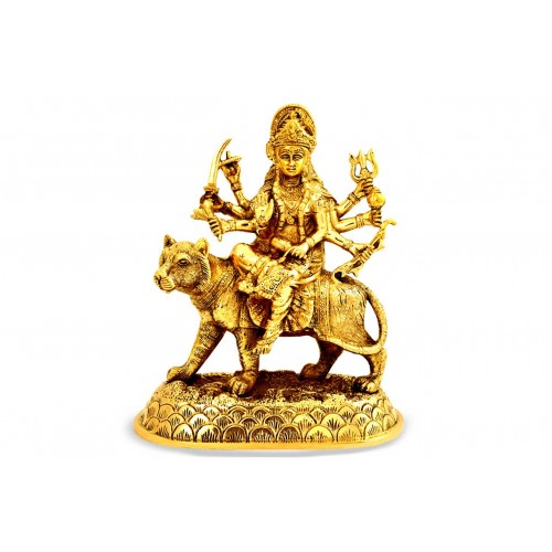 Durga Maa Sherawali in Brass Design - i