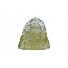 Goddess Durga Murti In Lemon Topaz