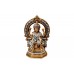 Brass Maa Laxmi Idol with Stone Work