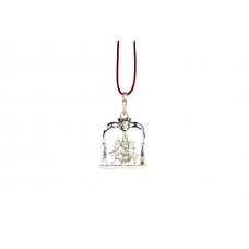 Durga Mata Locket in Pure Silver - i