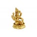 Lakshmi Brass Idol on Lotus