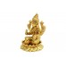 Lakshmi Brass Idol on Lotus