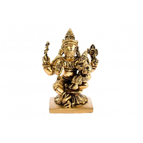 Brass Lakshmi Hayagreeva Idol