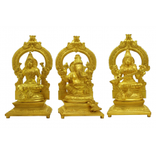 Laxmi Ganesh Saraswati Idol - cii