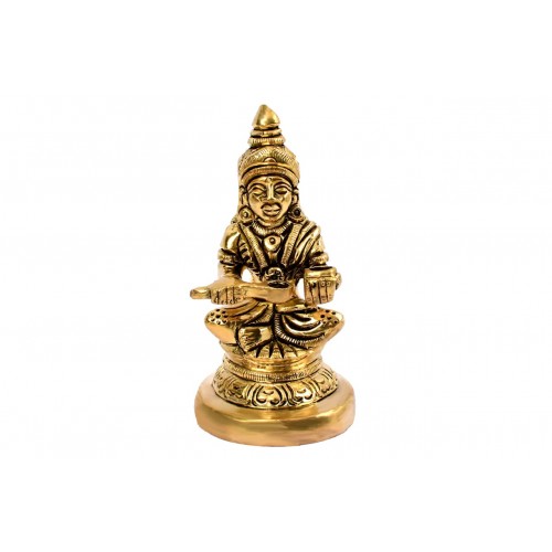 Brass Goddess Annapurna Idol